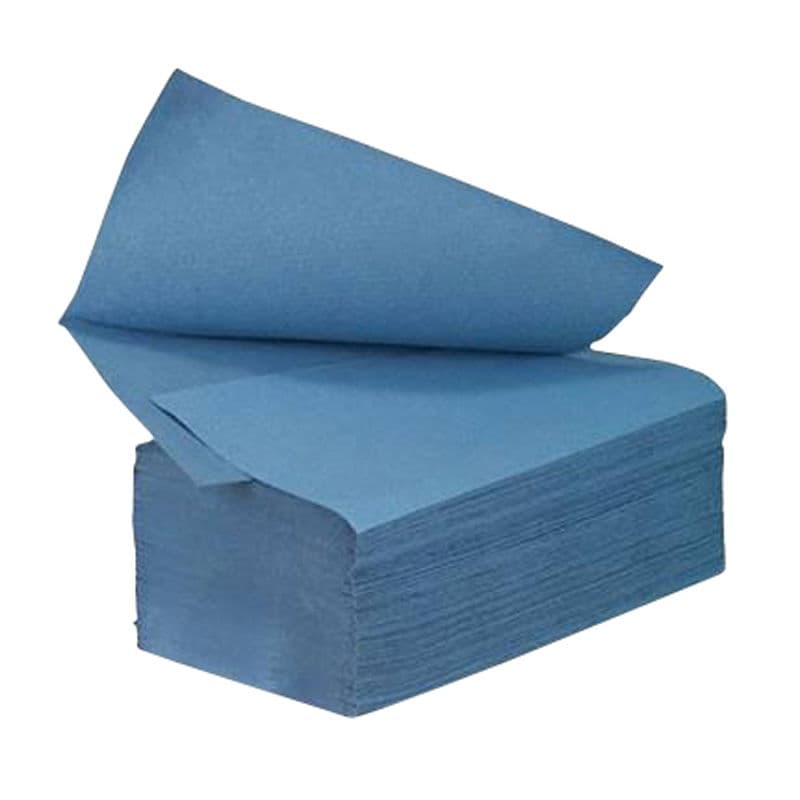 Stack of white Z-fold hand towels