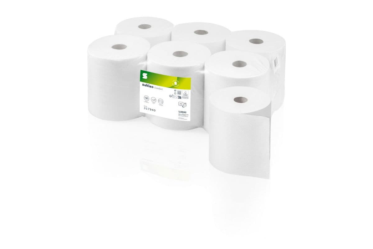 2ply Satino Comfort 150m Hand Towel Roll Eco 3