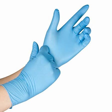 Blue Powder Free Nitrile Gloves (Small)