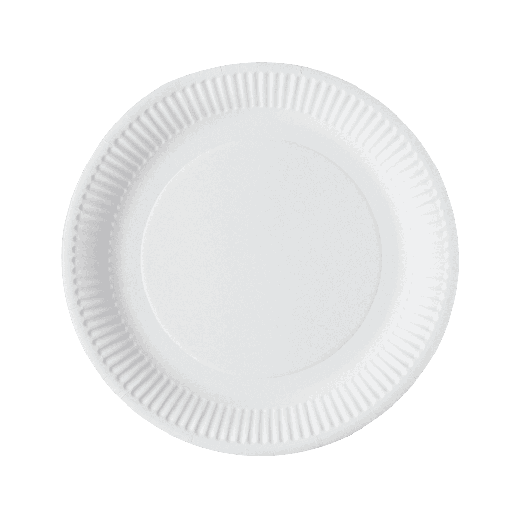 White Paper Plates (6")