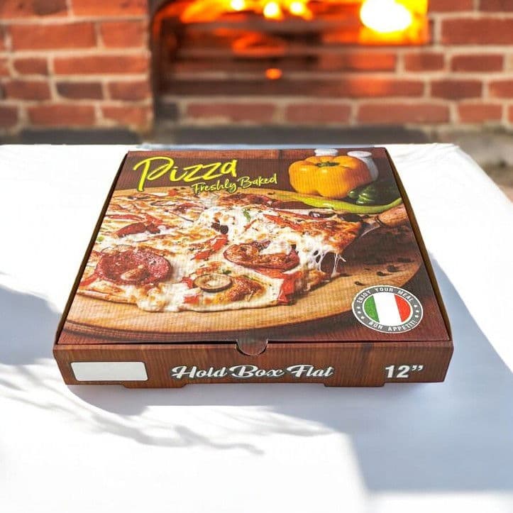 Freshly Baked Corrugated Pizza Box (12") 2