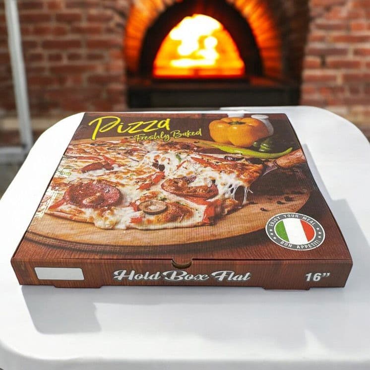 Freshly Baked Corrugated Pizza Box (16") 2