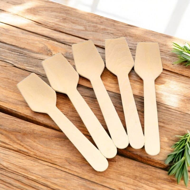 Greenspirit Wooden Ice Cream Spade (95mm) 2