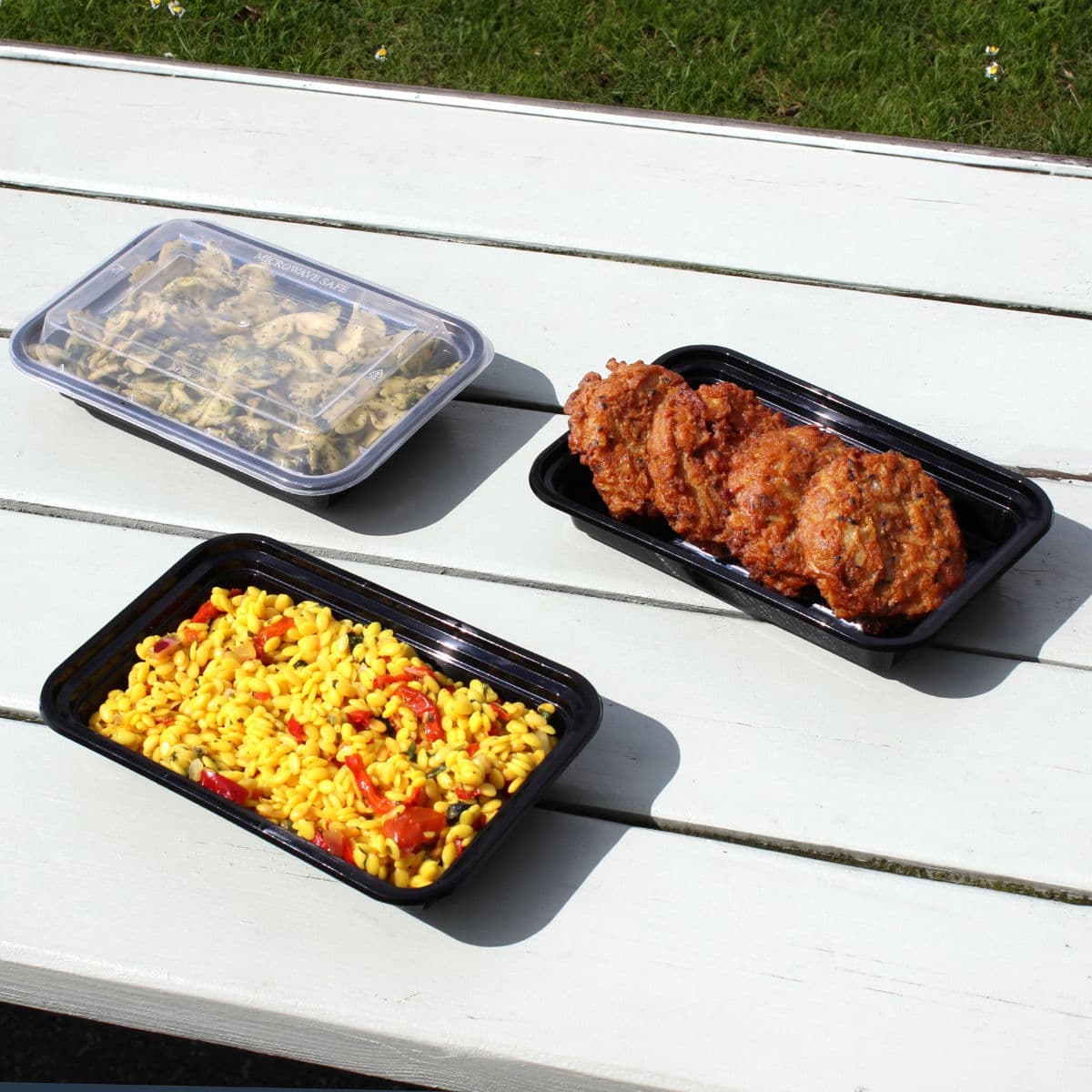 16oz Onyx PP Container (Black Base & Clear Lid Combo) 3