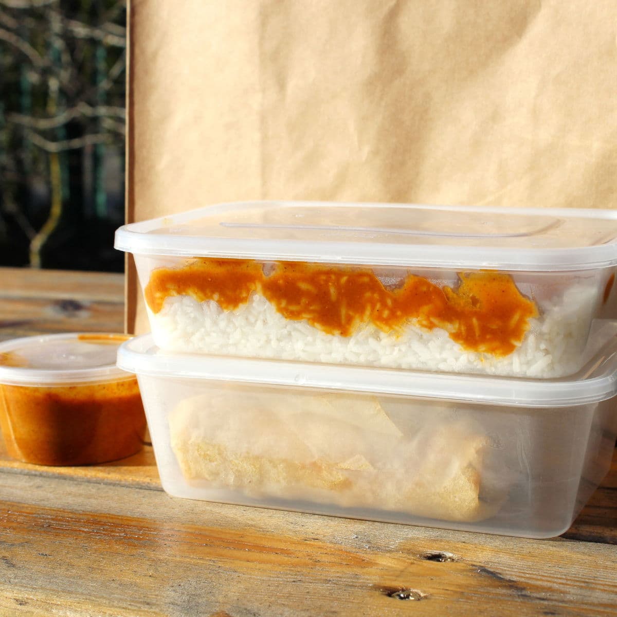 500ml Clear Microwavable Container and Lids Combo 2