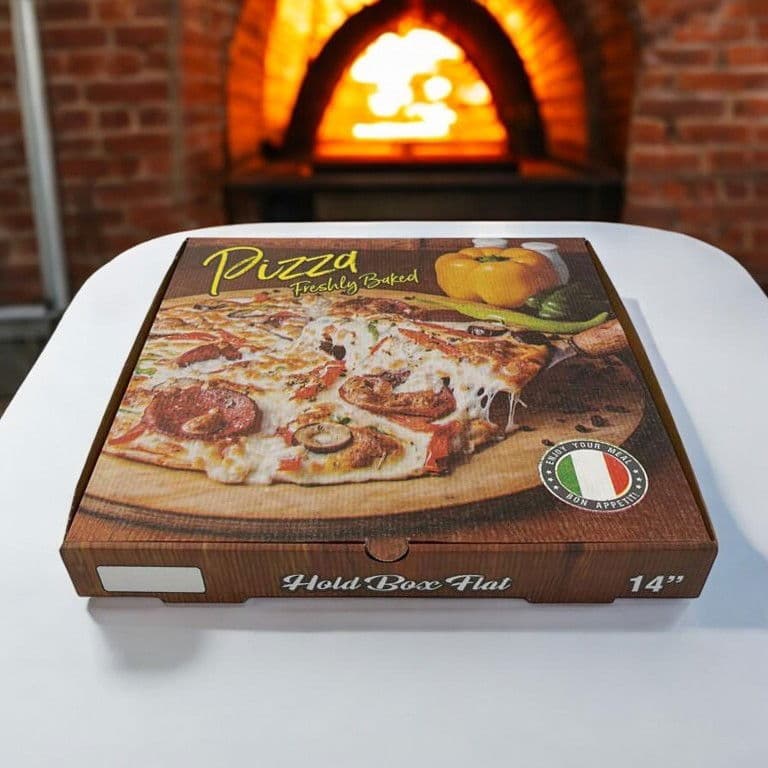 Freshly Baked Corrugated Pizza Box (14") 2