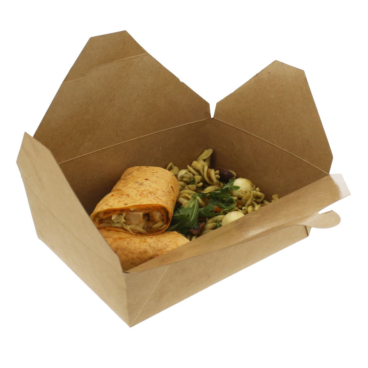 LEAF LEAKPROOF KRAFT CONTAINER NO-3 1800ML 2