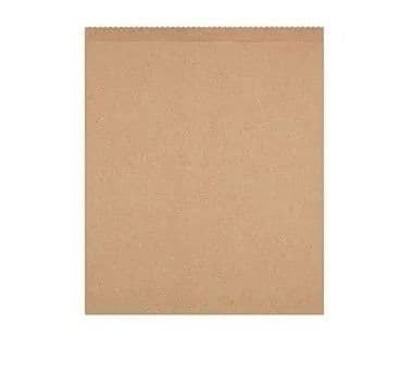 Flat Brown Kraft Bags 6QT (12.5x16")