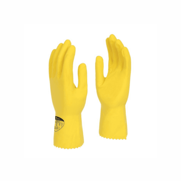Yellow Household Rubber Gloves (Large) 2