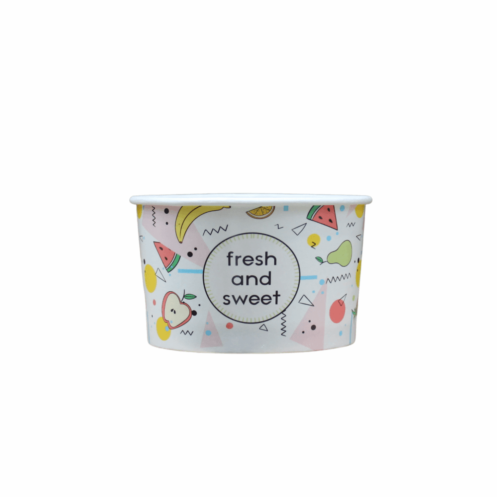 8oz Fresh & Sweet Ice Cream Cup (245ml)