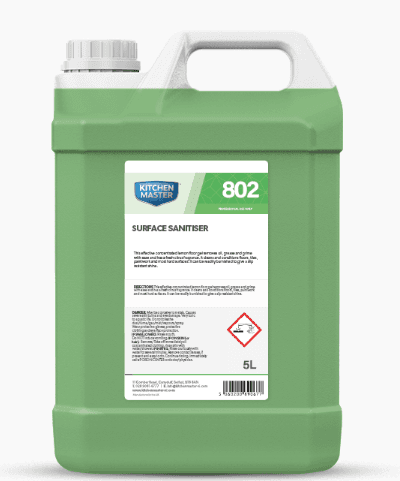 Kitchen Master Bactericidal Surface Sanitiser 802 (2x5L)
