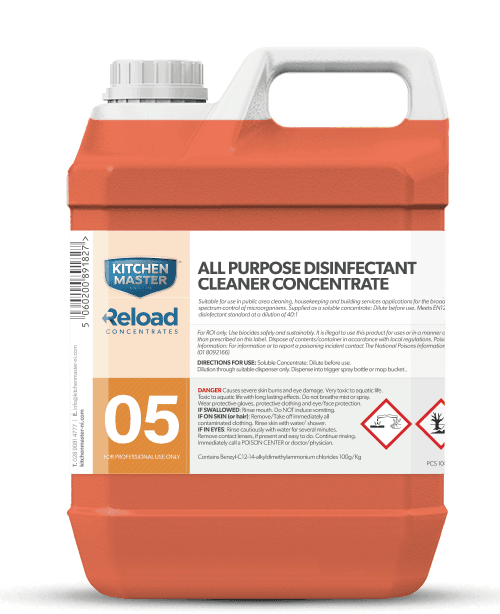 Kitchen Master Reload No.5 All Purpose Disinfectant Cleaner (2L)