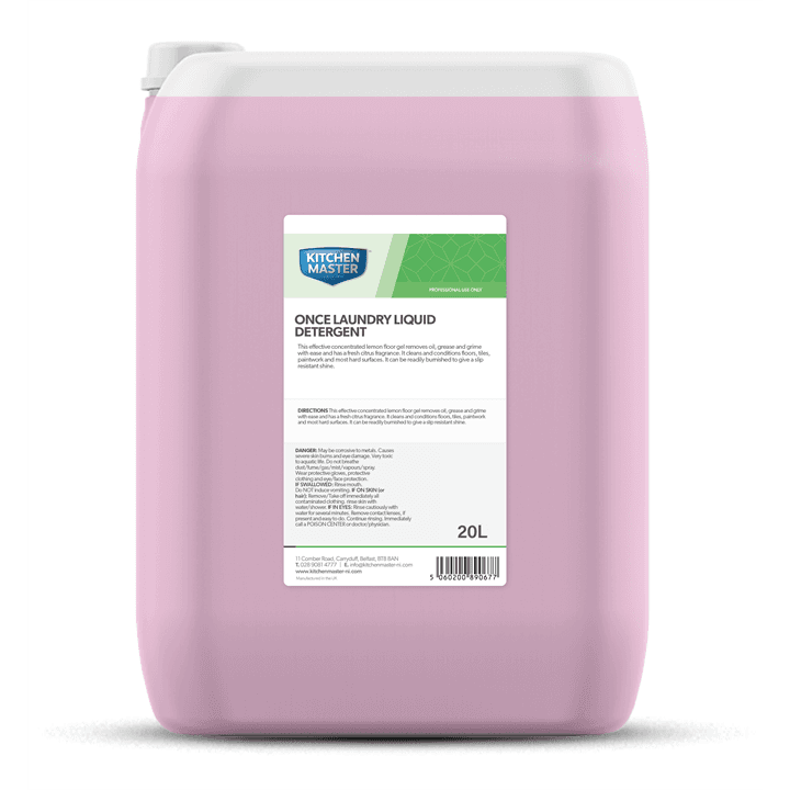 Kitchen Master Once Biological Laundry Liquid (20L)