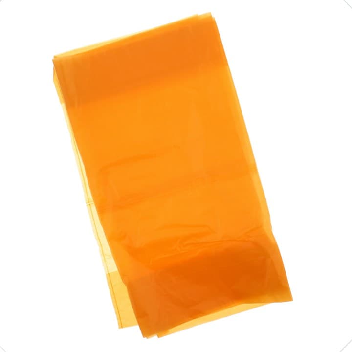 Orange Alginate Laundry Bag with Dissolvable Strip (20x27")
