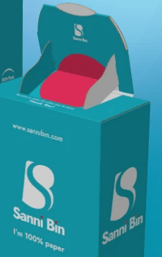 Disposable Sanitary Bin (12x18x6")