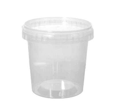 670ml Clear Ringlock Tub with Lid