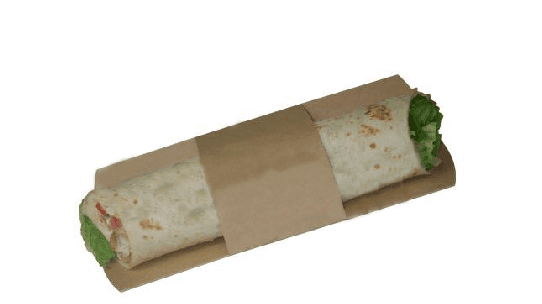 Kraft Tortilla Sleeve (225x103mm)