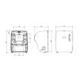 Smoke Auto Cut Paper Towel Dispenser (360x285x235mm) 2