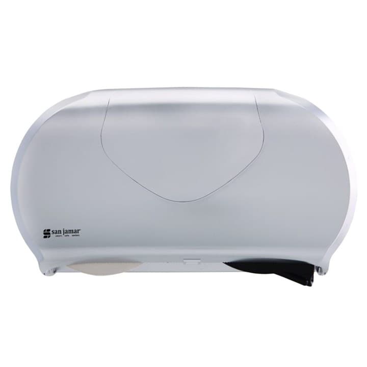 White Standard Roll Twin Dispenser