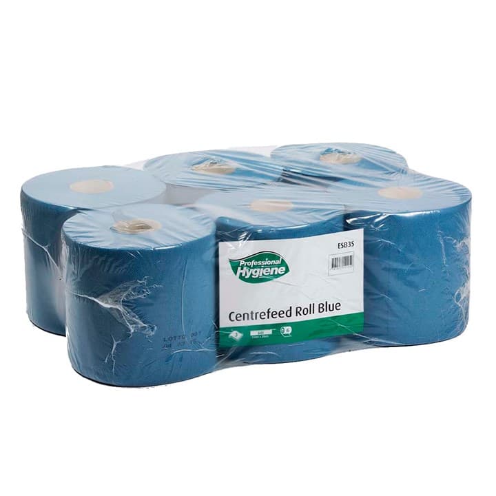 Blue 3ply Centrefeed Towel Roll (150m x 200mm)