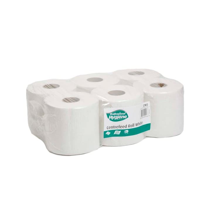 White Centrefeed Roll 2ply (500 Sheets)