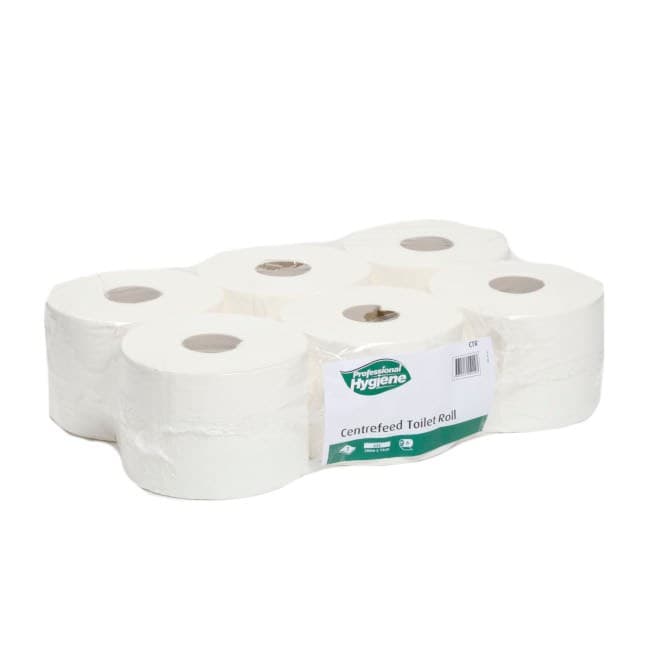 Centrefeed Toilet Roll 2ply (200m, 3" Core)