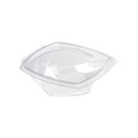 Clear rPET Twisty Hinged Bowl (288x140x44mm) 2