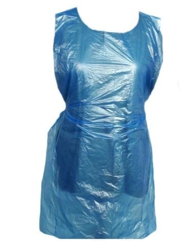 Blue Disposable Apron (27x42")
