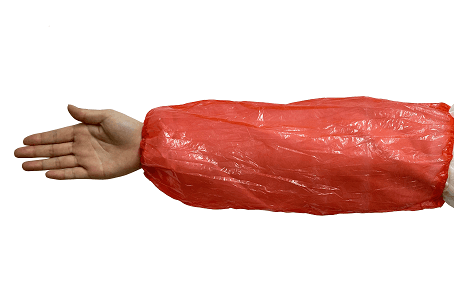 Red LDPE Oversleeves (18")