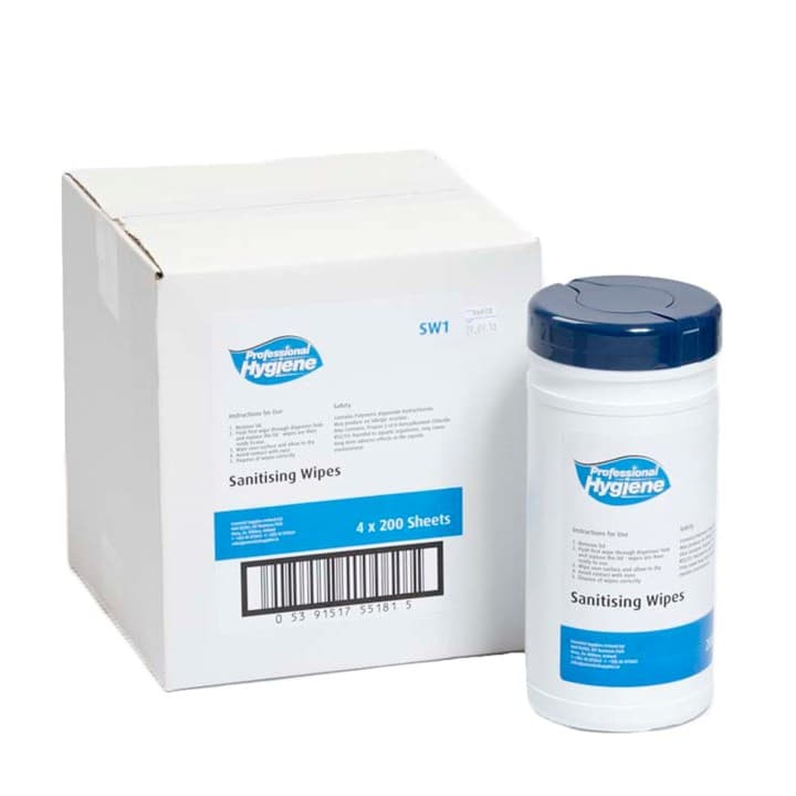 Sanisafe Sanitising Wet Wipe (200 Sheets)