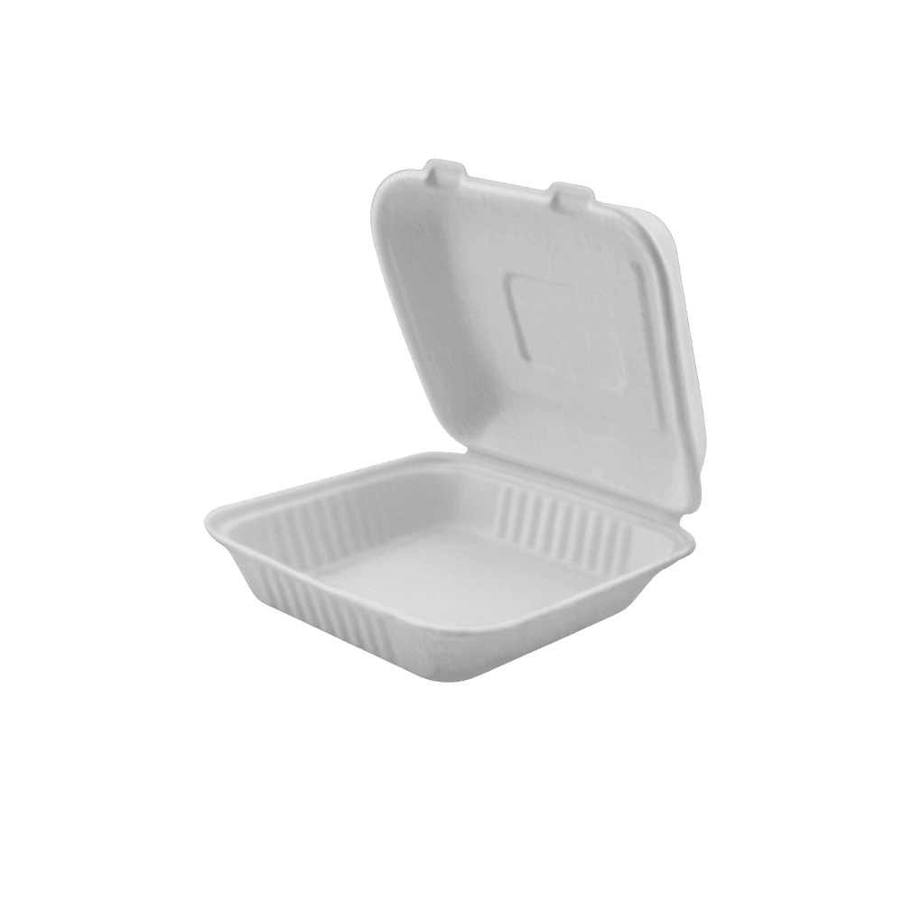 Bagasse Meal Box (8x8")