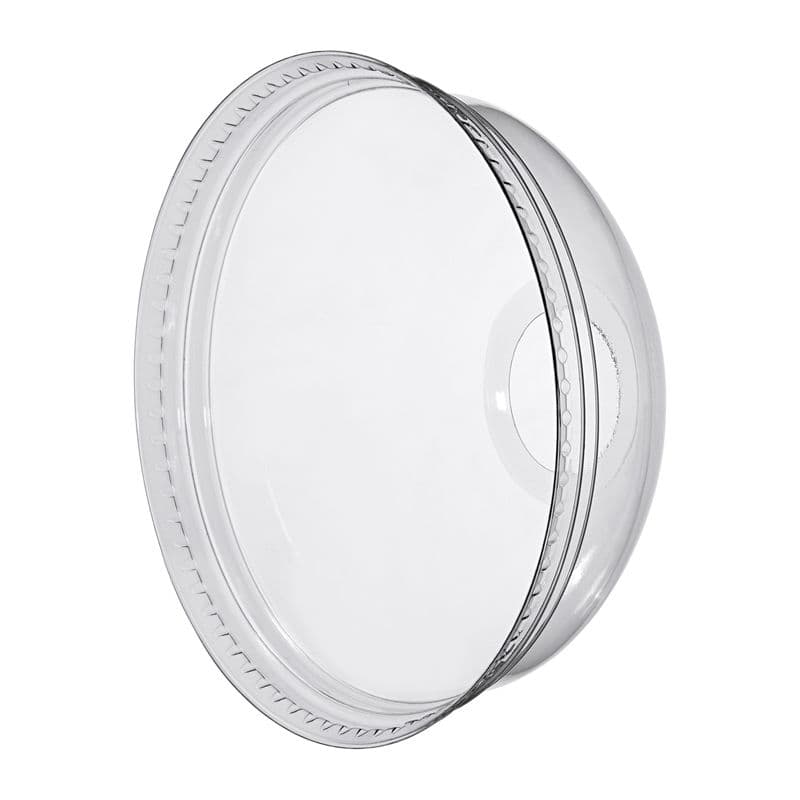 95mm Clear rPET Dome Lid (S/Slot)