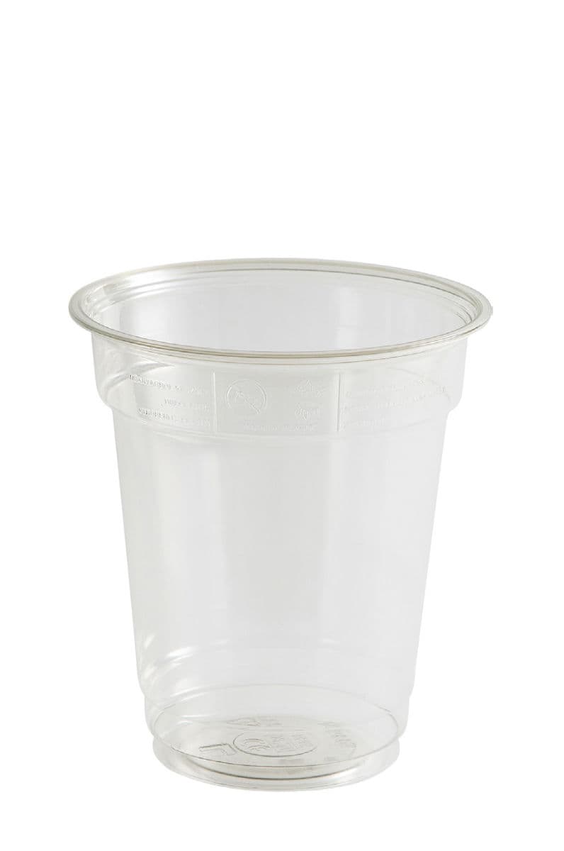 12/14oz Clear Greenspirit rPET Juice Cups