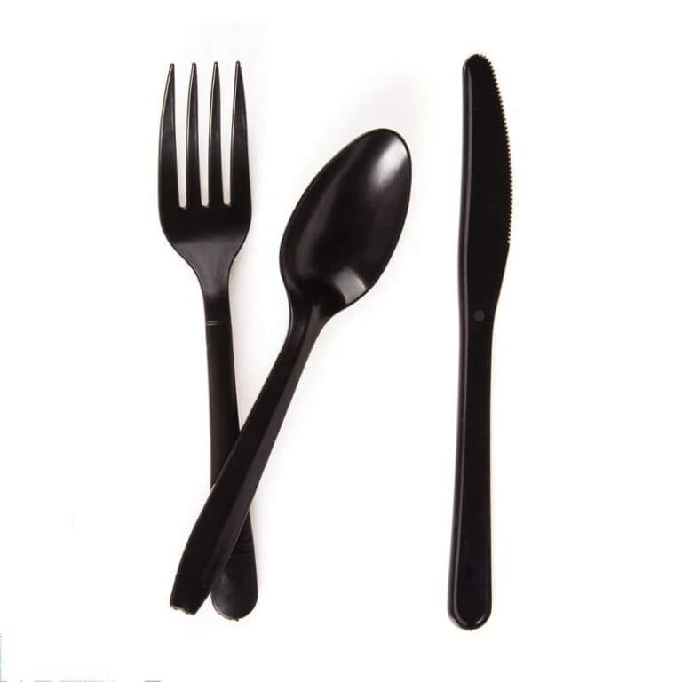 Black Reusable Fork