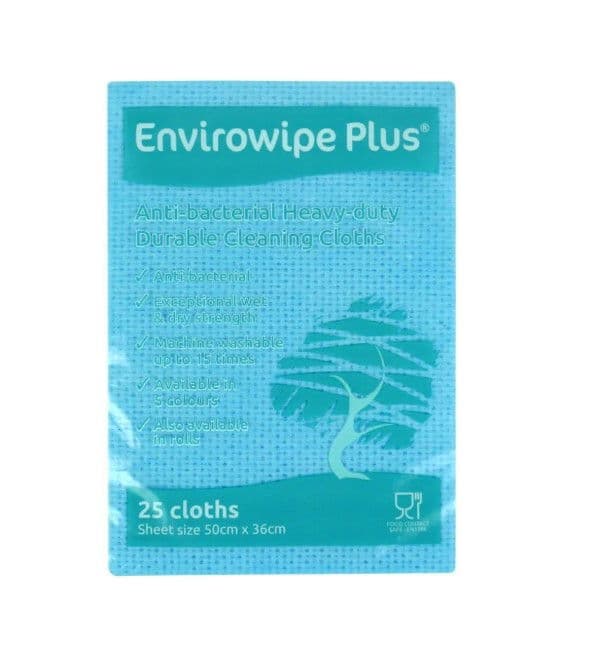 Envirowipe Plus Blue Cleaning Cloths