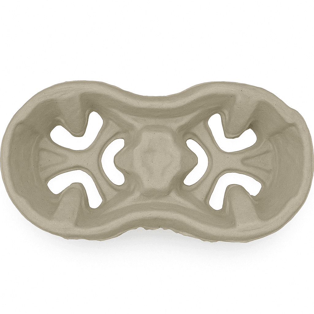 2 Cup Pulp Carrier Tray