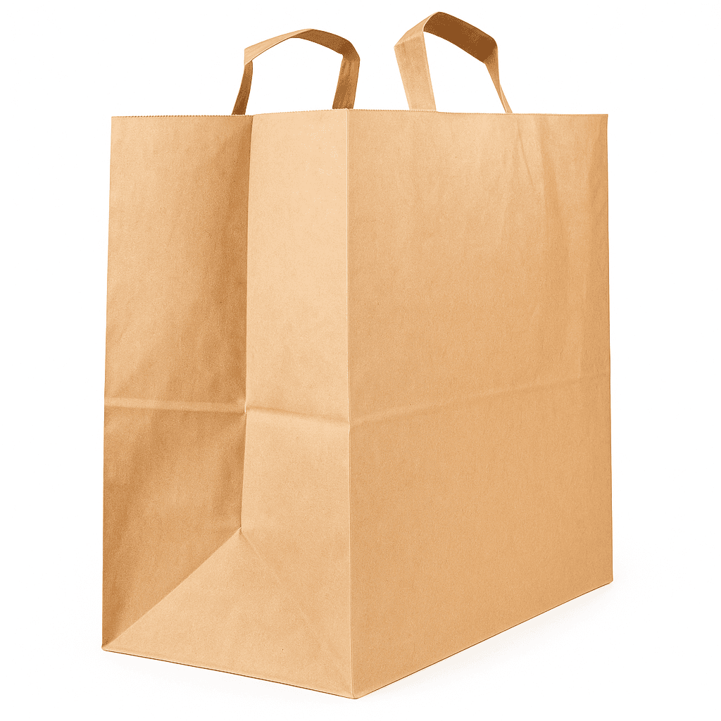 Extra Large Kraft Carrier Bags (320x240x320mm)