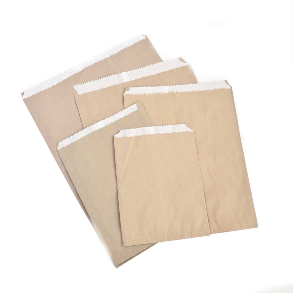 Greaseproof Brown Lined Bag (3lb) (8.5"x11")