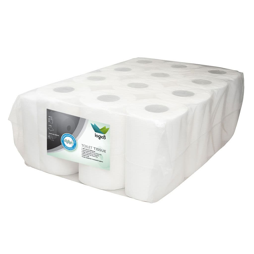 Logic8 2-Ply Toilet Roll (320 Sheets)