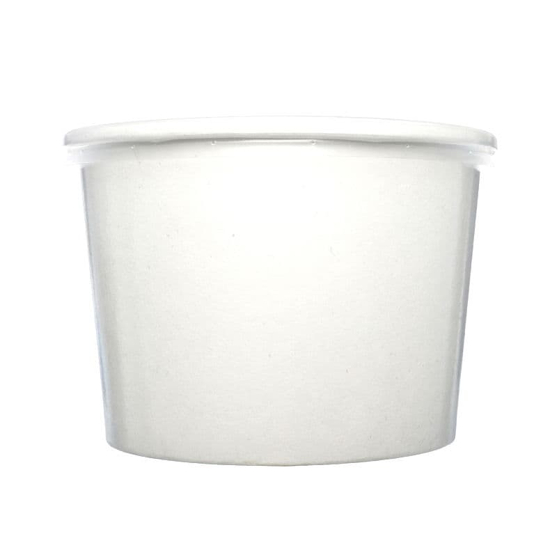 PP Soup Container & Plastic Lid Combo (16oz)