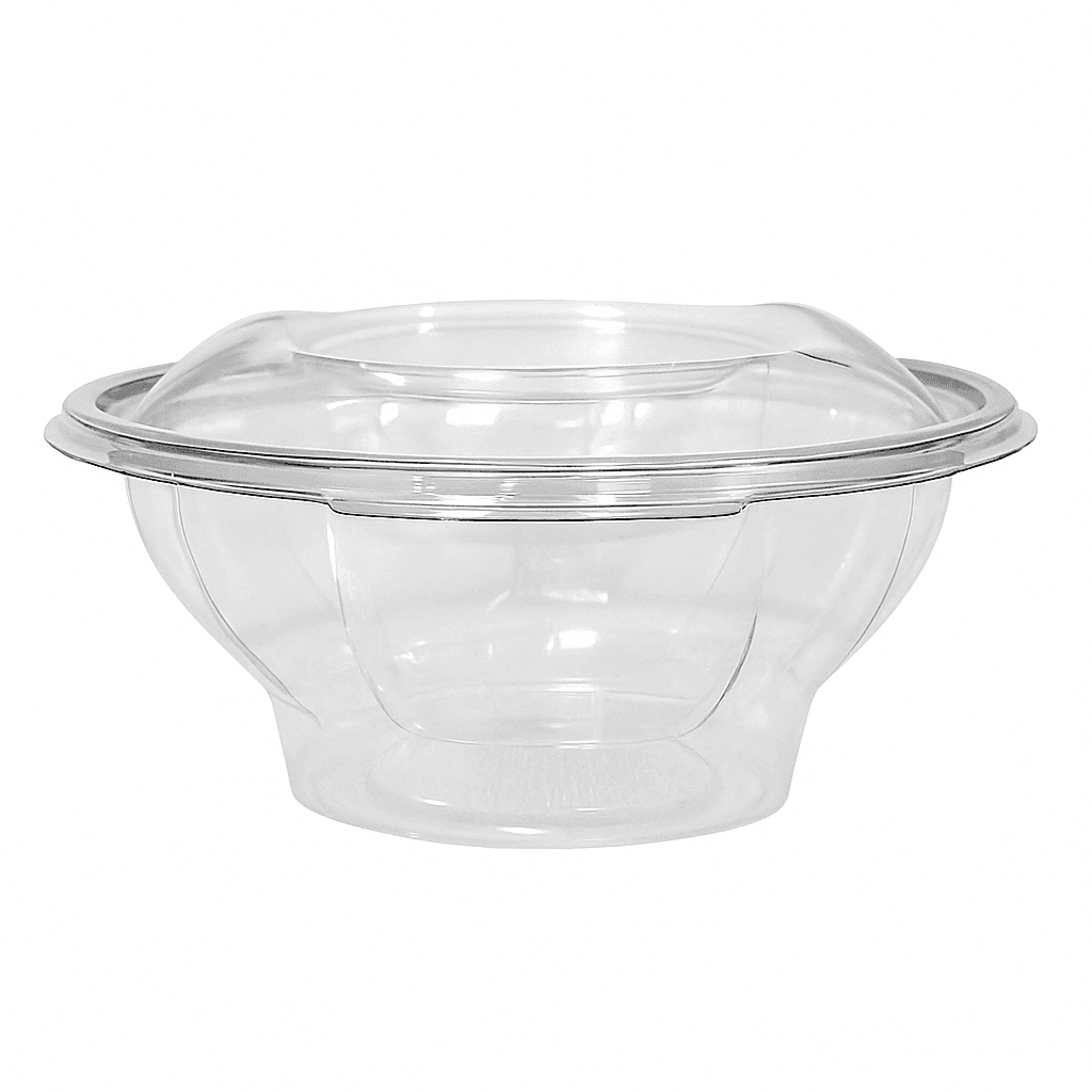 250cc Round Hinged PET Salad Container