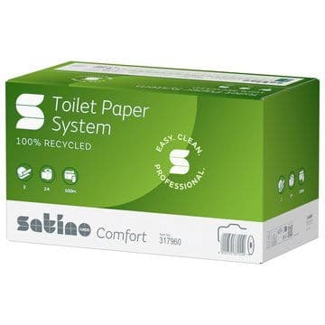 2ply Satino Comfort 100m Toilet Paper Roll Eco