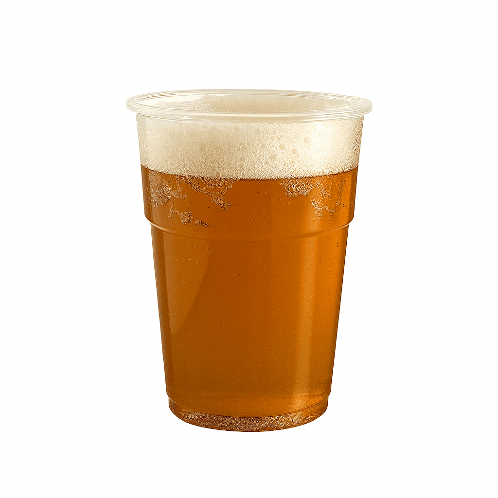 Half Pint Glass to Rim PP CE (16oz)