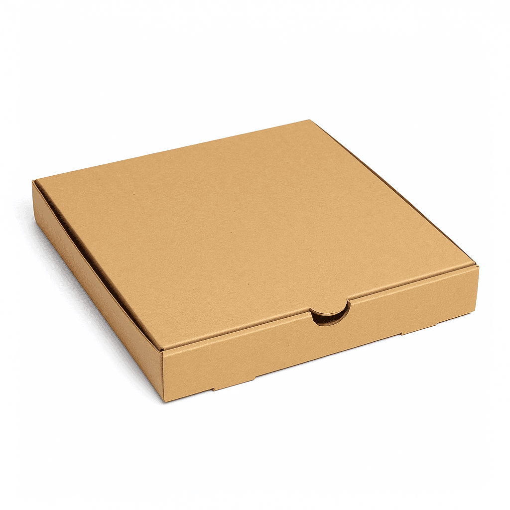 Kraft Corrugated Pizza Box (9")