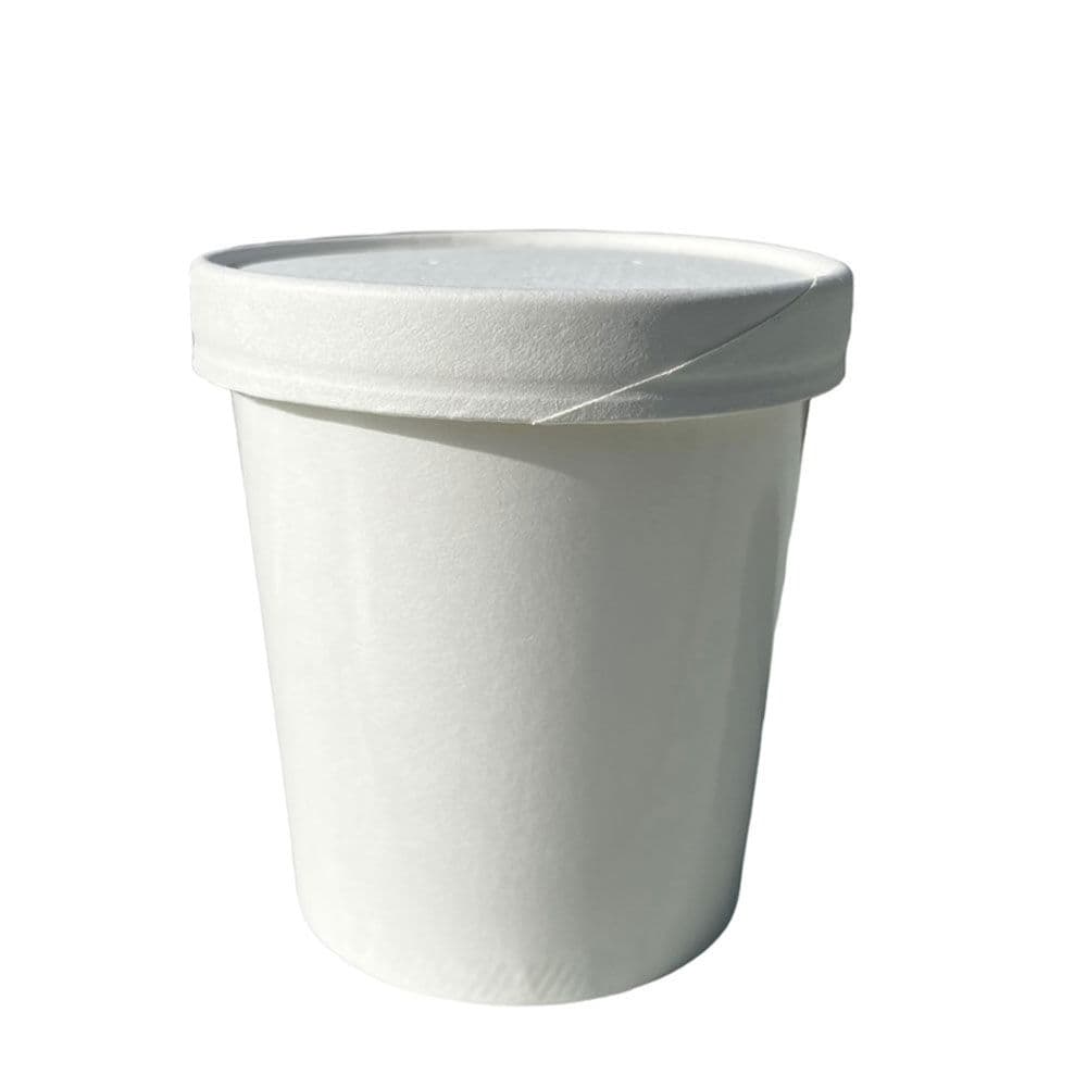 Soup Container & Paper Lid Combo (16oz)