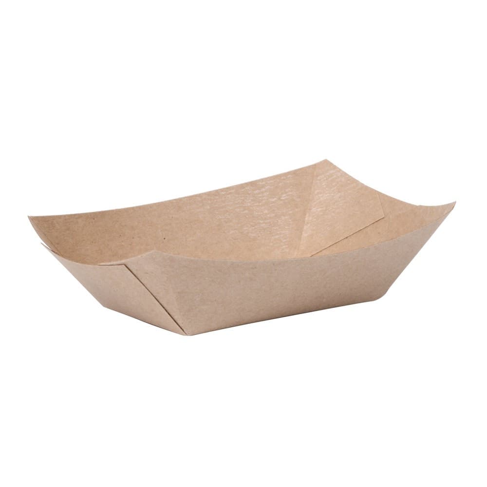 2lb Food Tray Kraft Brown