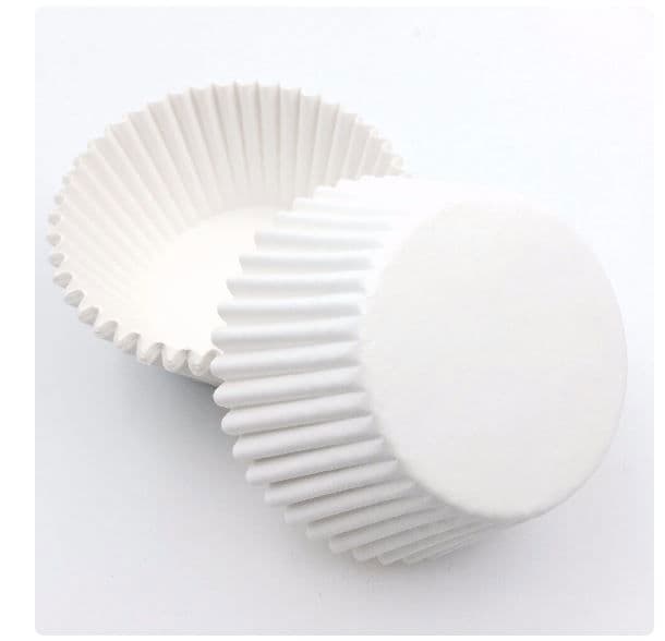 Fairy Cake Cases White