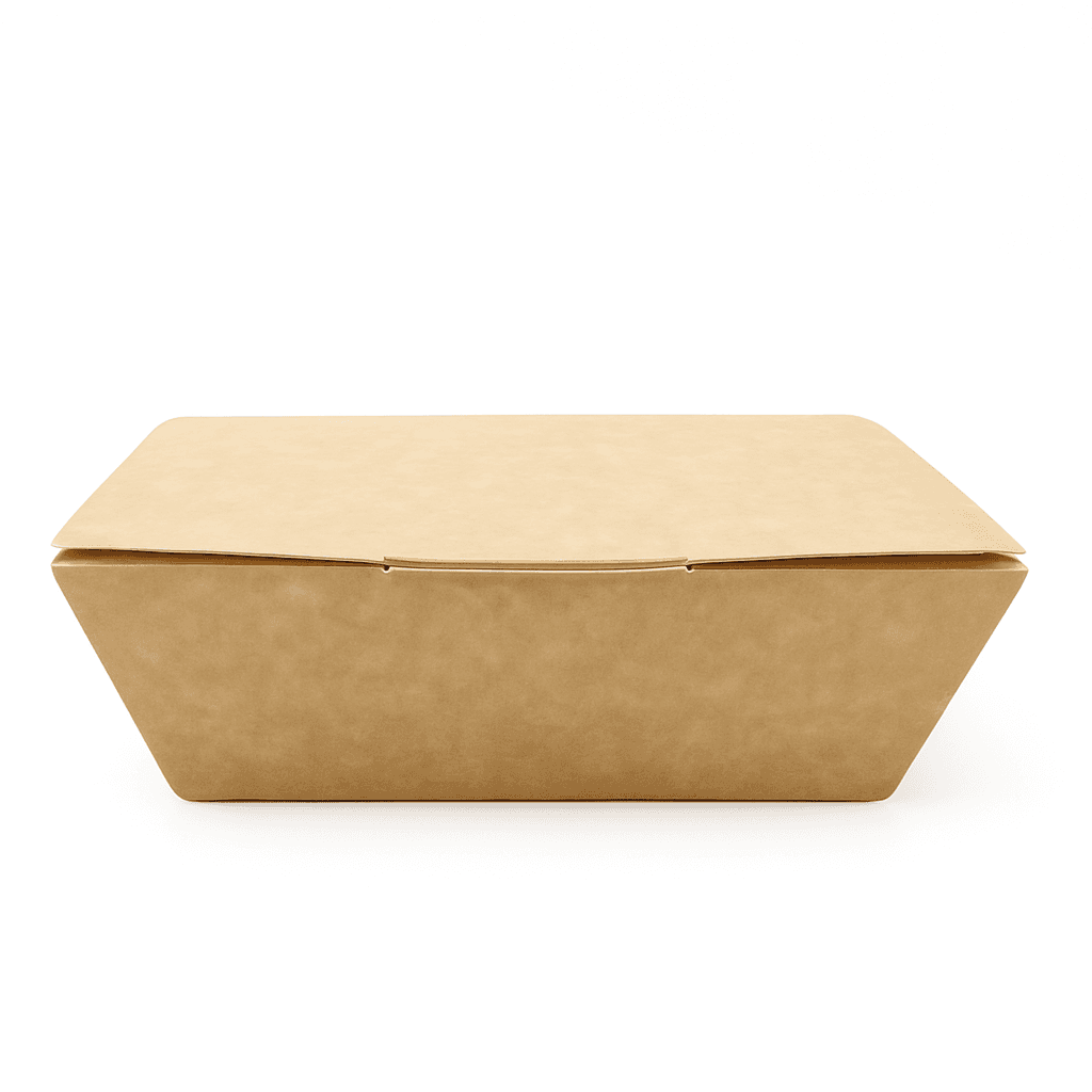 Medium Kraft Nested Takeaway Box (144x95x60mm)