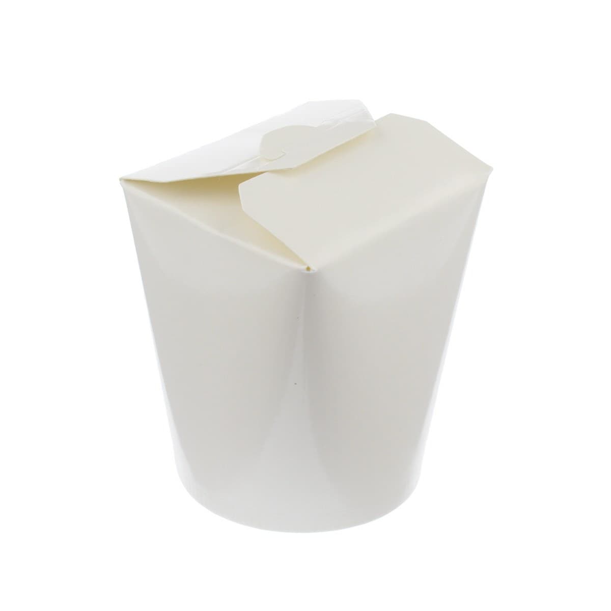 16oz Wok Container White Poly Coated