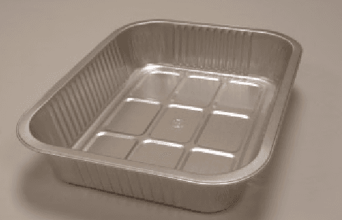 Rectangular Aluminium Smoothwall Tray (12x10x2")
